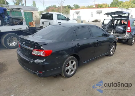 2011 Toyota Corolla S from USA, damaged, VIN 2T1BU4EE7BC585743